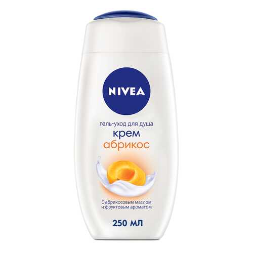 Гель для душа Nivea Bath Care Cream Shower Apricot And Milk 250 мл