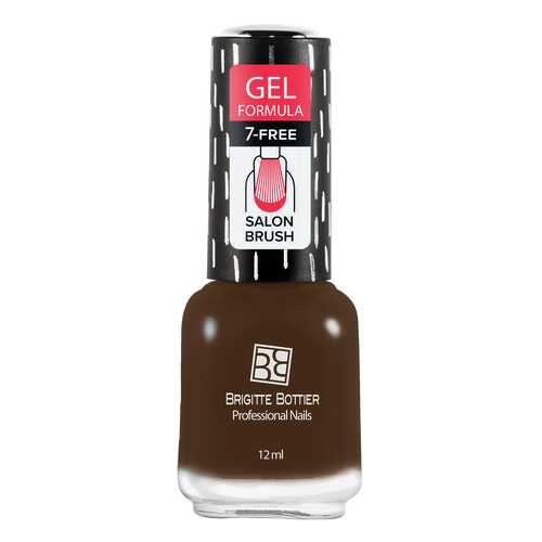 Лак с гелевым эффектом Brigitte Bottier Gel Formula тон 32 кофе, 12 мл