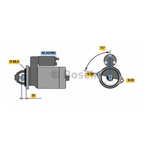Стартер Bosch 0986020870
