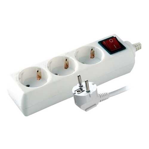 Удлинитель Volsten S 3x5-ZDV, 3 розетки, 5 м, White