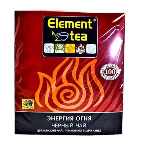 Чай Элемент черный 100 пакетов