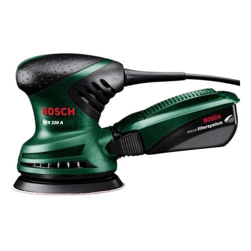 Сетевая эксцентриковая шлифовальная машина Bosch PEX 220 A 603378020