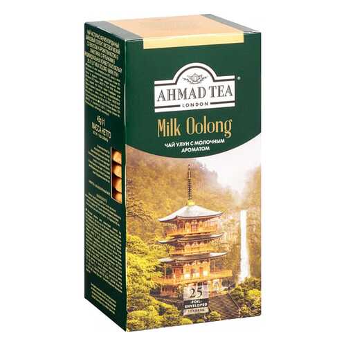 Чай зеленый Ahmad Tea milk oolong 25 пакетиков
