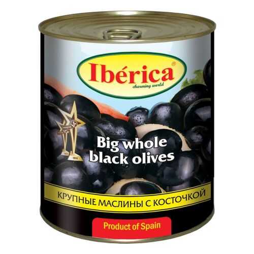 Маслины крупные Iberica с косточкой 875 г