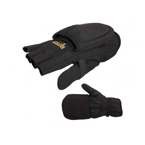 Перчатки-варежки мужские Norfin Softshell, черные, L