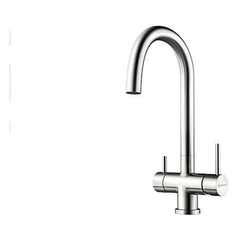 Смеситель для кухонной мойки OMOIKIRI Original japan inox steel Akita OAK-IN-35 сталь