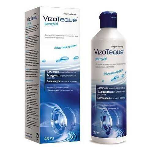 Раствор VizoTeque Pure Crystal 360 мл + контейнер