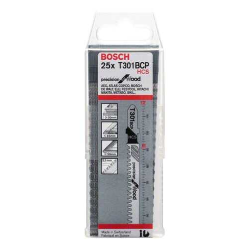 Набор пилок для лобзика Bosch T 301 BCP, HCS 2608633A40