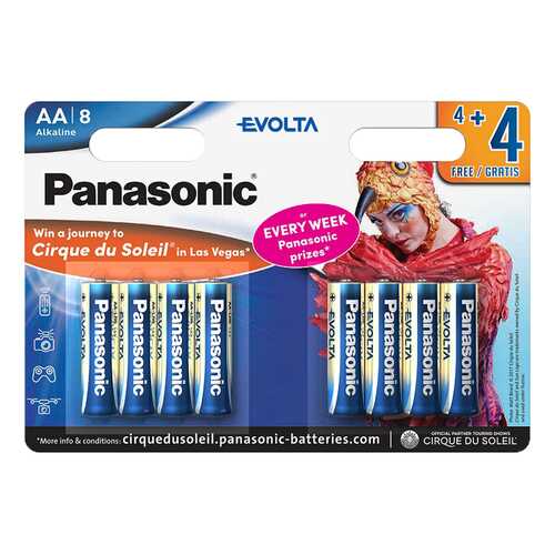 Батарейка Panasonic Evolta LR6EGE/8B4FCDS 8 шт