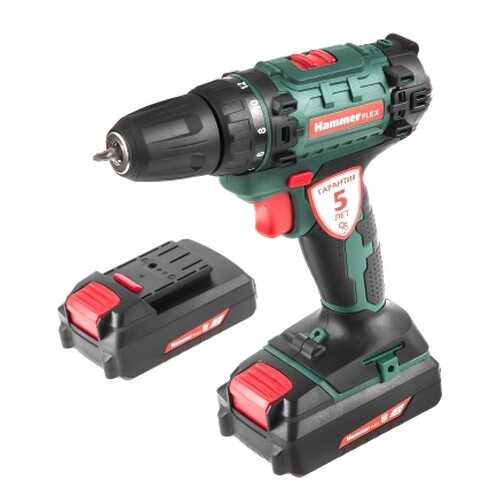Аккумуляторная дрель-шуруповерт Hammer Flex ACD180Li / 583434