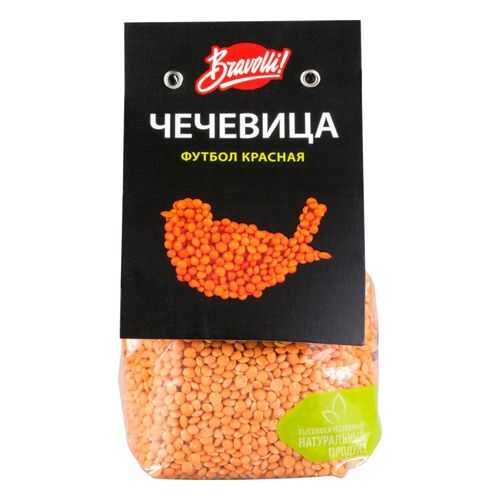 Чечевица Bravolli! футбол красная 350 г
