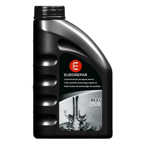 EUROREPAR Масло Моторное Синтетическое 1л - Масло Eurorepar Best 5w-40: Aae Group B6, Api