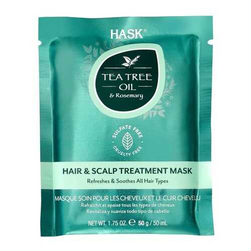 Маска для волос Hask Tea Tree&Rosemary Hair&Scalp Treatment Mask 50 г
