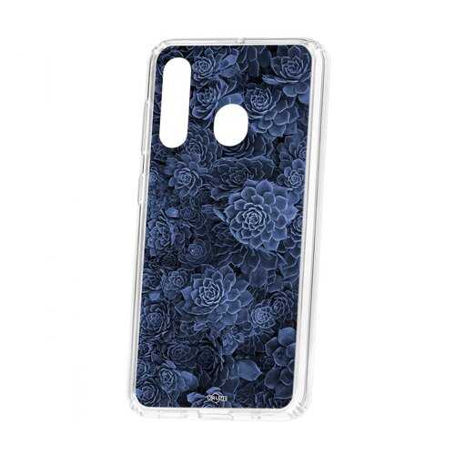 Чехол Kruche для Samsung Galaxy A60 2019 Print Каменная роза