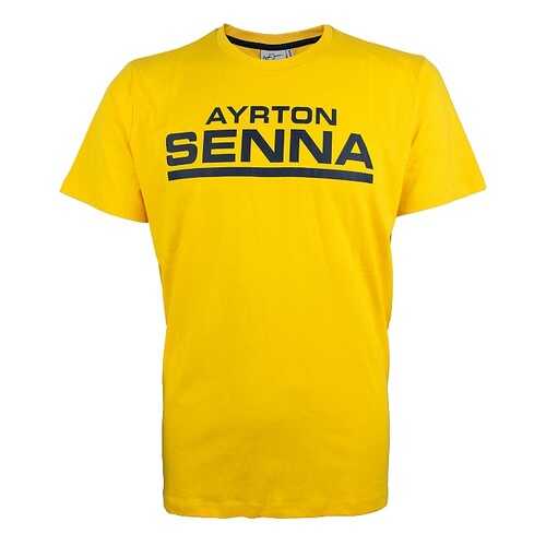 Футболка Senna Racing Signature (желтый) р-р L Racing Legends AS-18-126_l