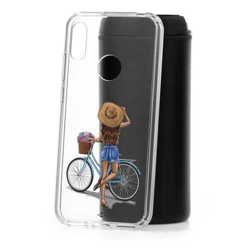 Чехол Huawei Honor 8A Kruche Print Велосипедная прогулка