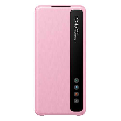 Чехол Samsung Smart Clear View Cover Y2 для Galaxy S20+ Pink