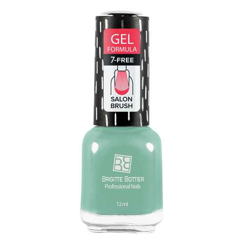 Лак с гелевым эффектом Brigitte Bottier Gel Formula тон 21 ментоловый, 12 мл