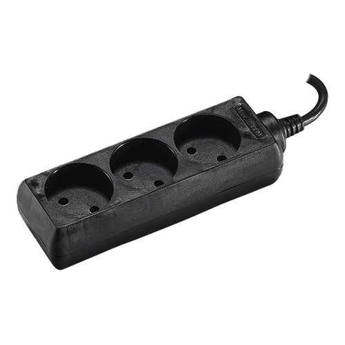 Удлинитель Artstyle CL-C37B, 3 розетки, 7 м, Black
