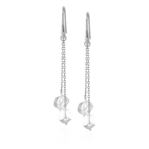 Серьги Lattrice 54666154 прозрачные
