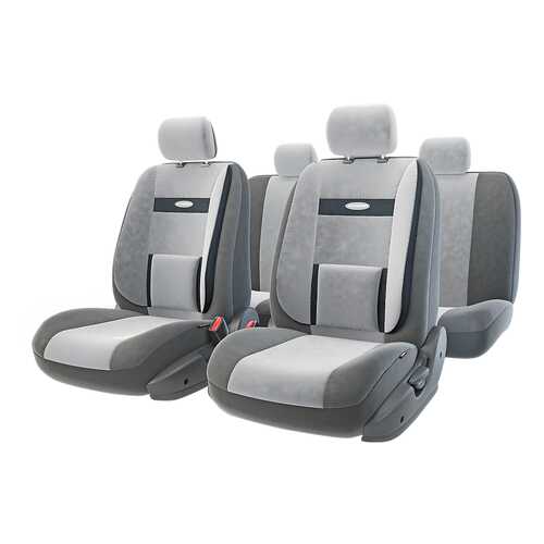 Комплект чехлов на сиденья Autoprofi Comfort COM-1105 D.GY/L.GY (M)