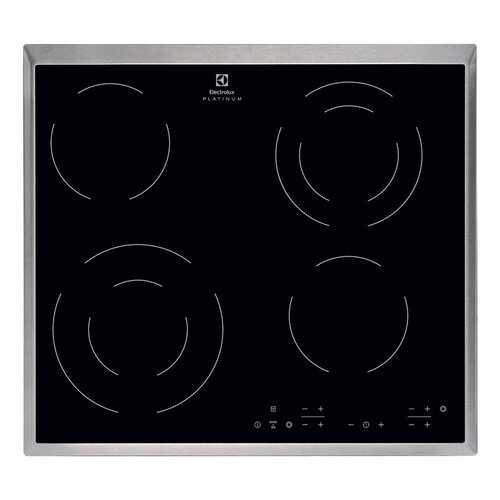 Встраиваемая варочная панель электрическая Electrolux CEE6432KX Black