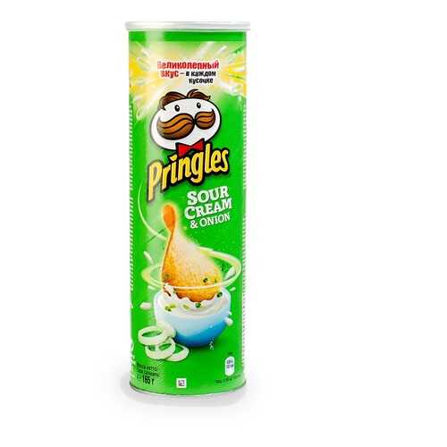 Чипсы картофельные Pringles со сметаной и луком 165 г Польша