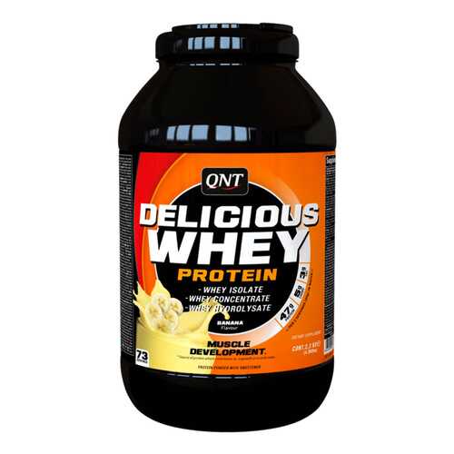 Протеин QNT Delicious Whey Protein 2200 г Banana