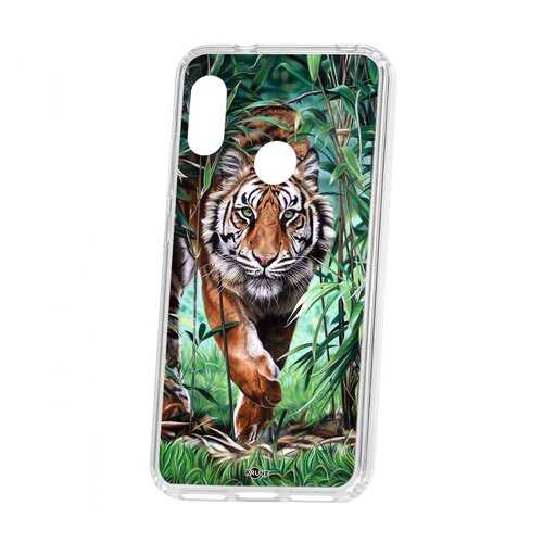 Чехол Kruche Xiaomi Redmi 6 Pro Print Крадущийся тигр