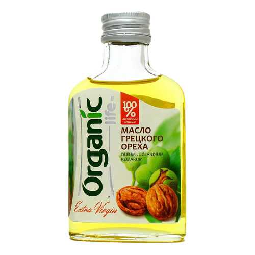 Масло грецкое Organic Life пищевое нерафинированное 100 мл