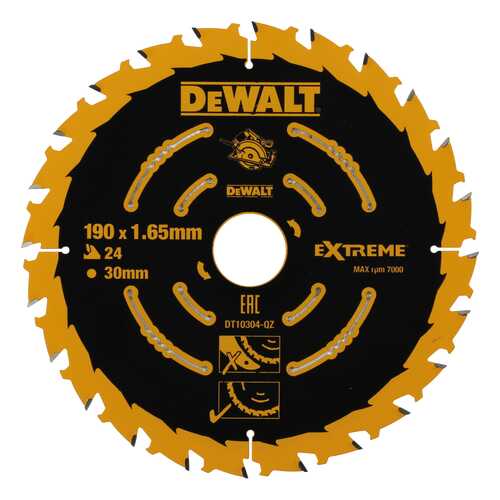 Диск по дереву для дисковых пил DeWALT DT10304-QZ