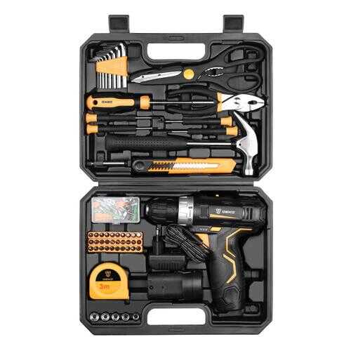 Аккумуляторная дрель 12V DEKO GCD12DU3 + набор 104 инструмента в кейсе 063-4133