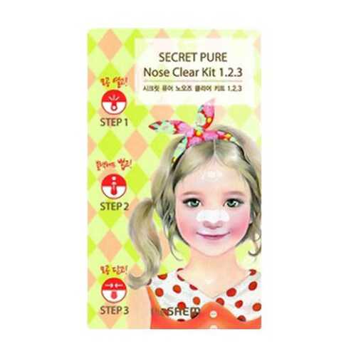 Патчи для очищения кожи the SAEM Secret Pure Nose Clear Kit 1.2.3 6 г