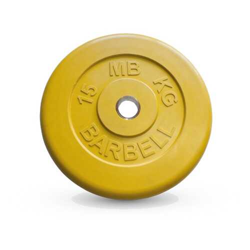 Barbell d 31 мм цветной 15,0 кг (желтый)
