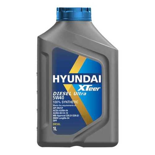 Моторное масло Hyundai-KIA Diesel Ultra 5W-40 1л