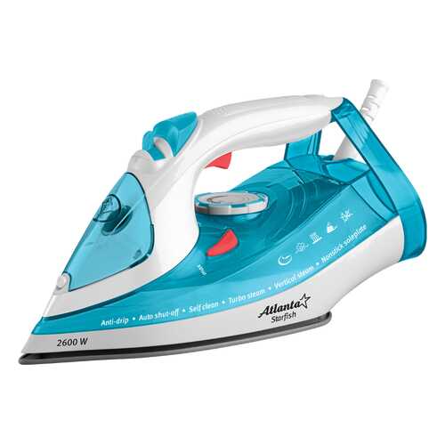 Утюг с пароувлажнением Atlanta ATH-5577 (blue)