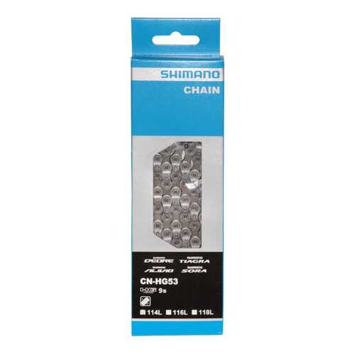 SHIMANO Цепь Shimano Deore HG53, 9ск, амп.пин (1шт) - 114 зв.