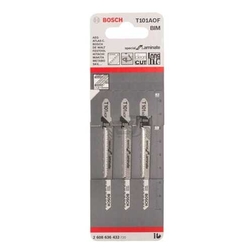 Набор пилок для лобзика Bosch T 101 AOF, BIM 2608636432