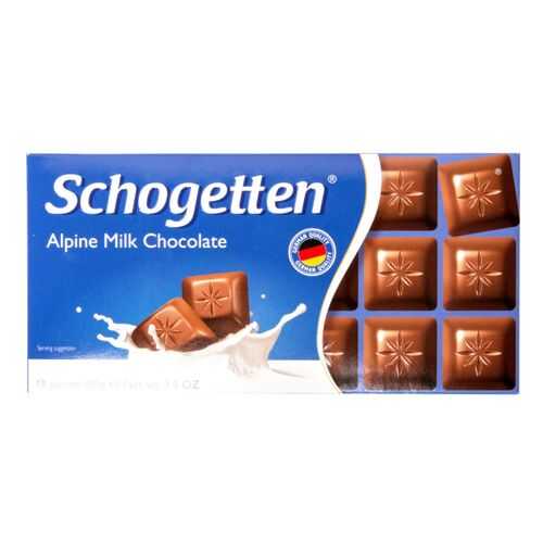 Шоколад молочный Schogetten alpine milk chocolate 100 г