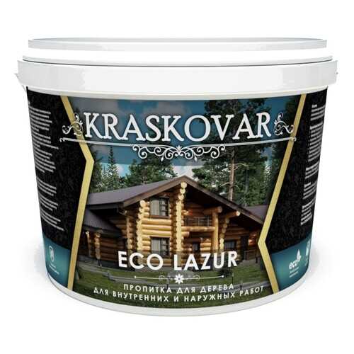 Пропитка для дерева Kraskovar Eco Lazur Махагон 0,9 л