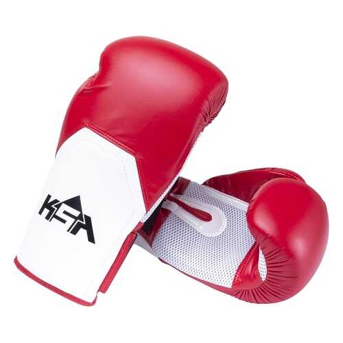 KSA Перчатки боксерские Scorpio Red, к/з, 10 oz
