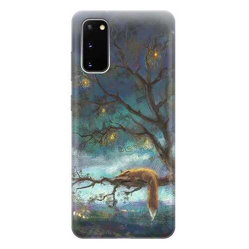 Чехол RE:PA для Samsung Galaxy S20 с принтом Лиса на дереве