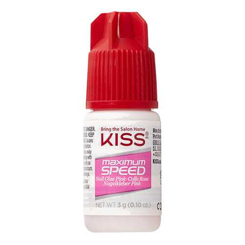 Клей для ногтей Kiss Maximum Speed Nail Glue Pink 3 г