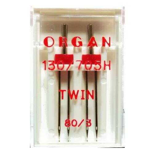 Иглы Organ двойные 2-80/3