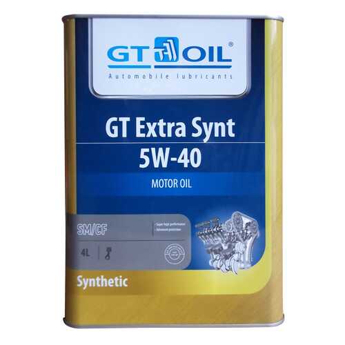 Моторное масло GT-Oil Extra Synt 5W-40 4л