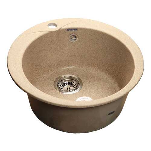 Мойка для кухни из мрамора GranFest Rondo GF-R480 песочный