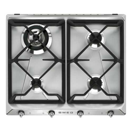 Встраиваемая варочная панель газовая Smeg SR964XGH Silver