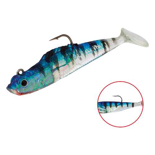 Виброхвост оснащенный Mikado Crystal Fish WXH-54 10 см, 41, 2 шт.