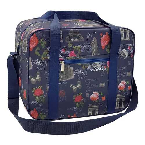 Дорожная сумка Pobedabags Париж разноцветная 36 x 30 x 27 см