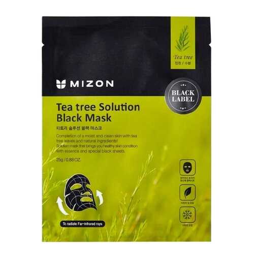 Маска MIZON Tea Tree Solution Black Mask с экстрактом чайного дерева, 25г